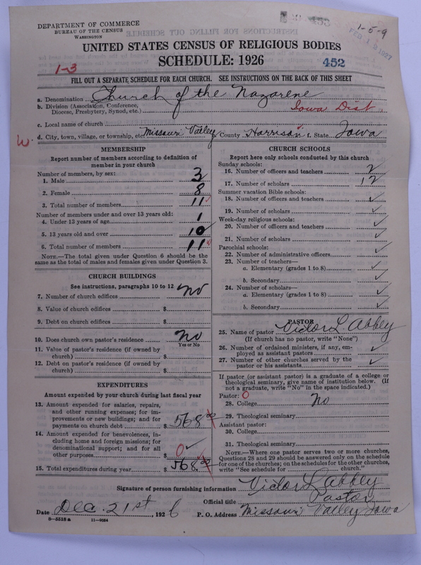 Scan of Church of the Nazarene: 452