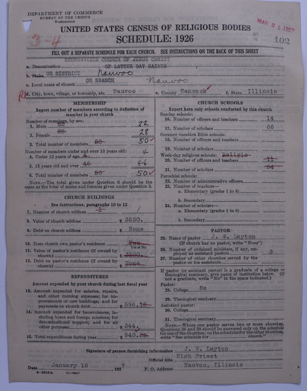 Scan of Reorganized Church of Jesus Christ of Latter Day Saints: 102
