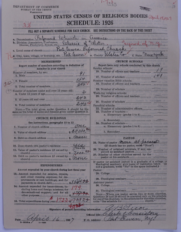 Scan of Reformed Church in America: 255