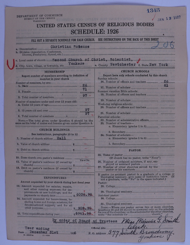 Scan of Church of Christ, Scientist: 1343