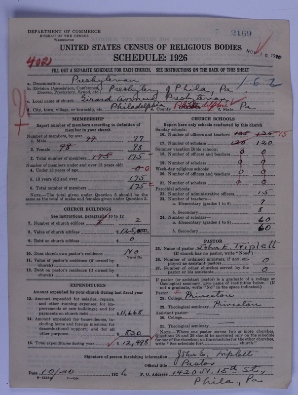 Scan of Presbyterian Church in the United States of America: 2169