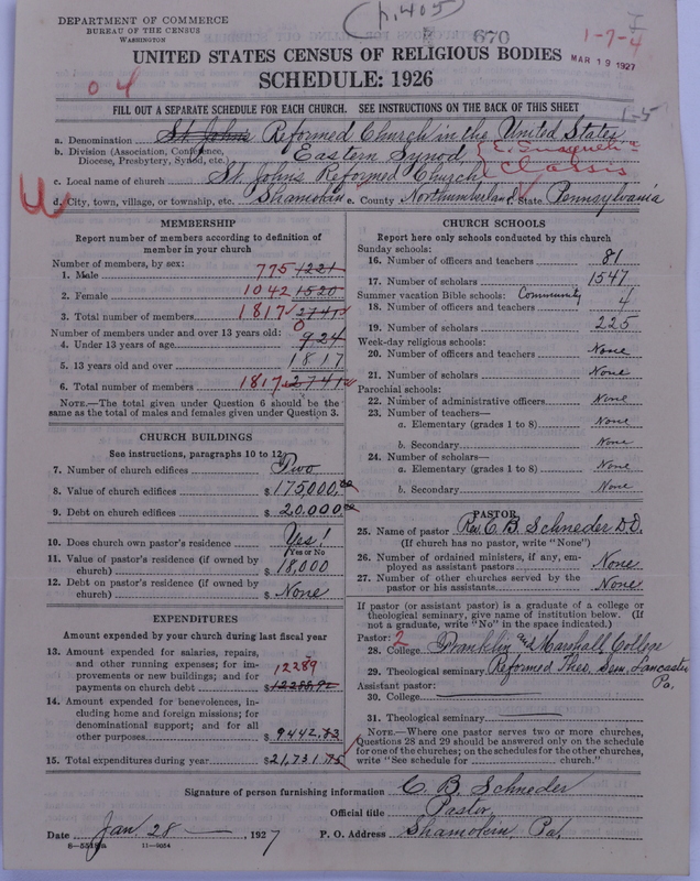 Scan of Reformed Church in the United States: 670