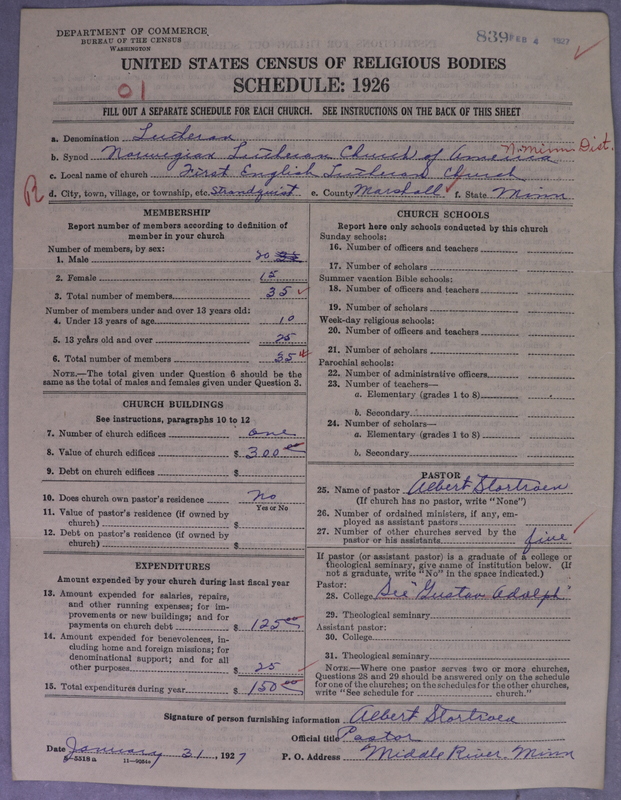 Scan of Norwegian Lutheran Church of America: 839