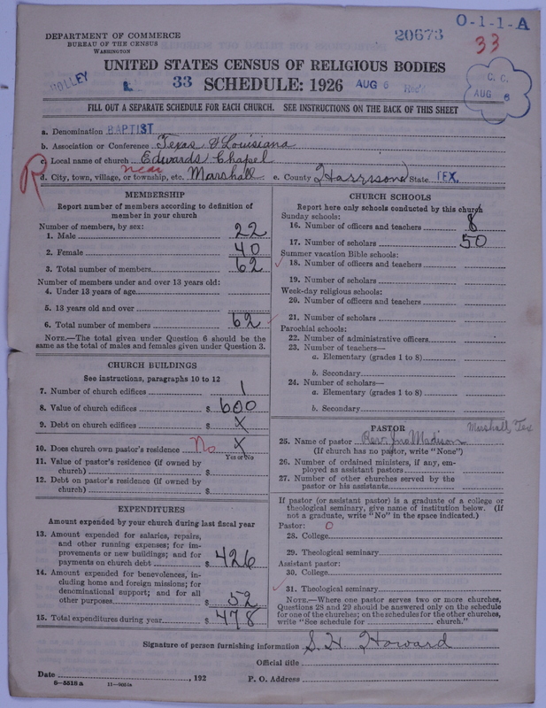 Scan of Negro Baptists: 20673