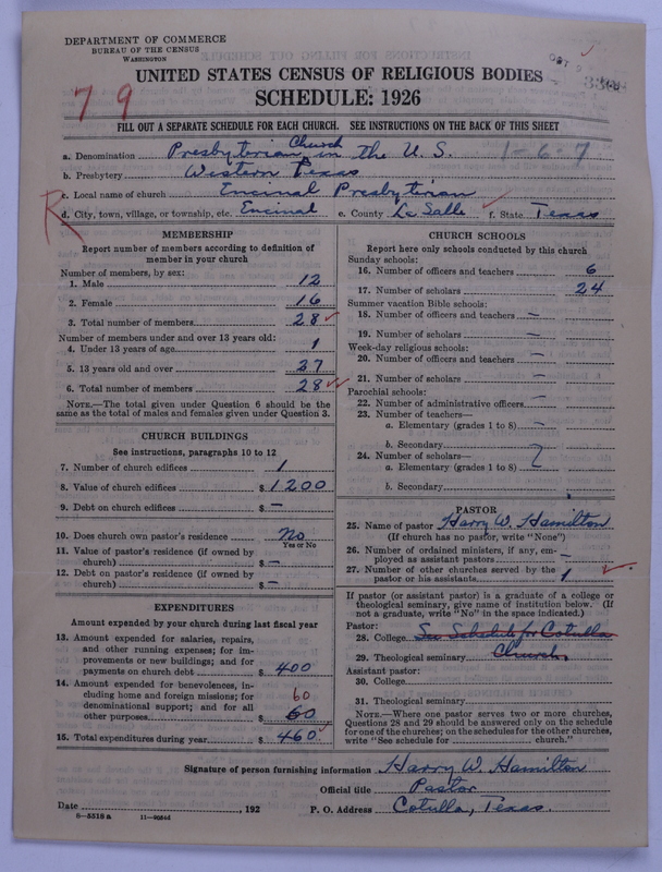 Scan of Presbyterian Church in the United States: 3308