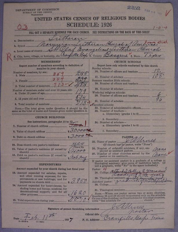 Scan of Norwegian Lutheran Church of America: 2252