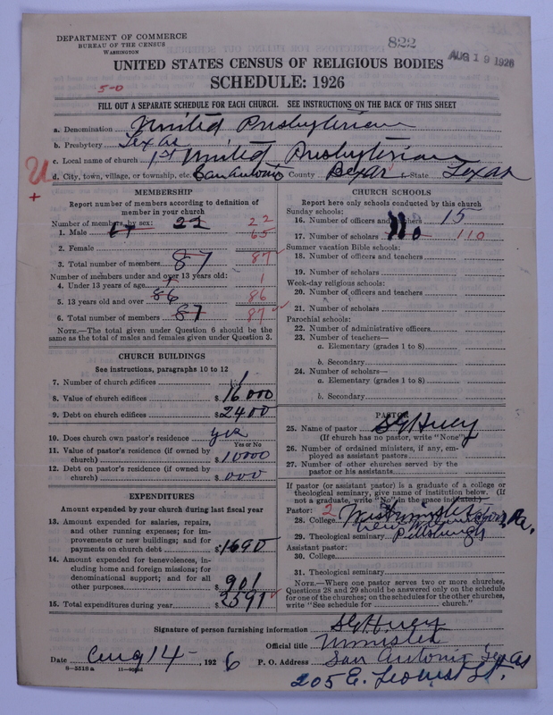Scan of United Presbyterian Church of North America: 822