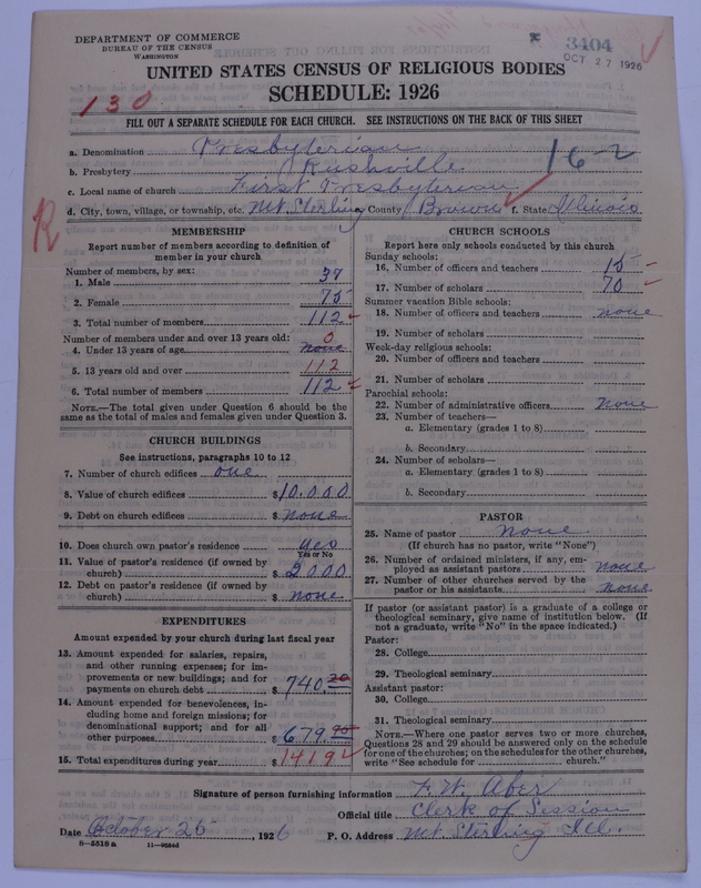 Scan of Presbyterian Church in the United States of America: 3404