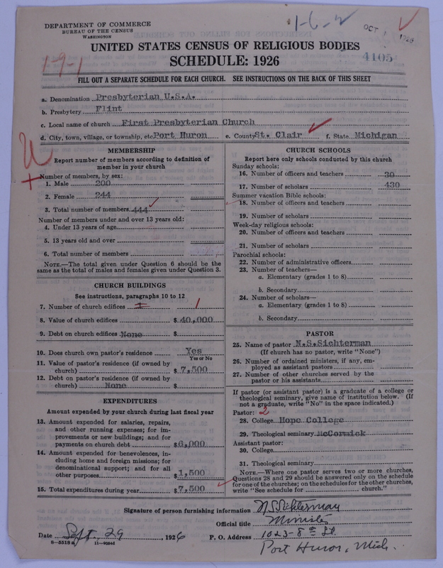 Scan of Presbyterian Church in the United States of America: 4105