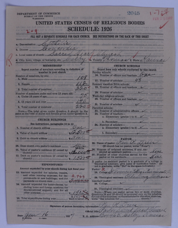 Scan of Roman Catholic Church: 2045