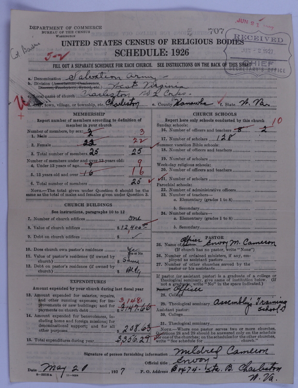 Scan of Salvation Army: 707