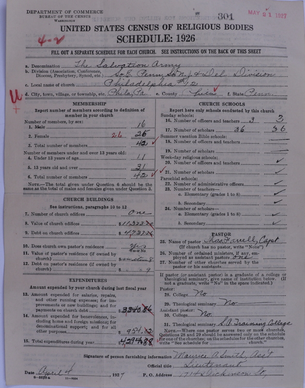 Scan of Salvation Army: 301