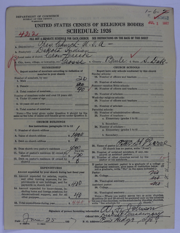 Scan of Presbyterian Church in the United States of America: 5562