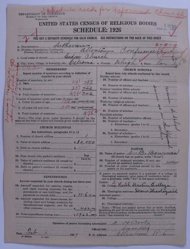Scan of United Lutheran Church in America: 1230