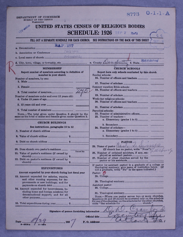 Scan of Negro Baptists: 8773
