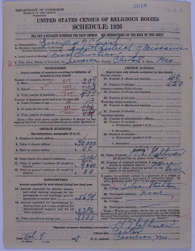 Scan of Disciples of Christ: 2618