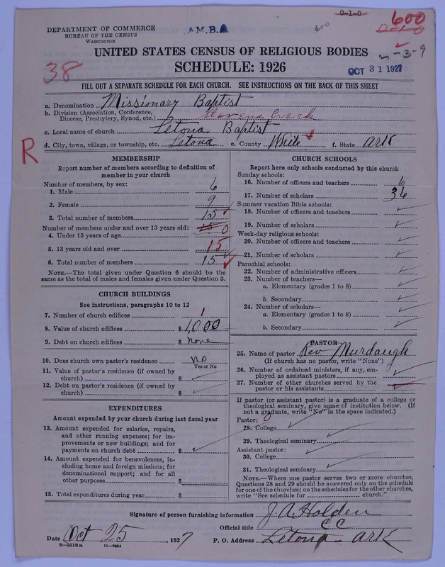 Scan of Landmark Baptist of America: 600