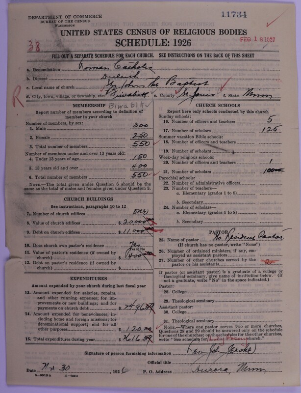 Scan of Roman Catholic Church: 11734