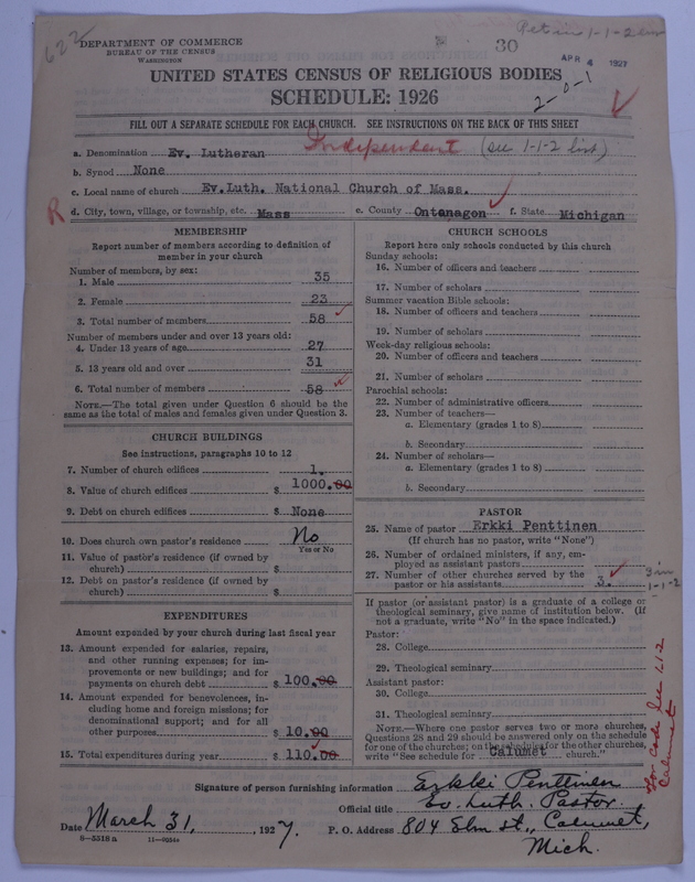 Scan of Independent Lutheran Congregations: 30