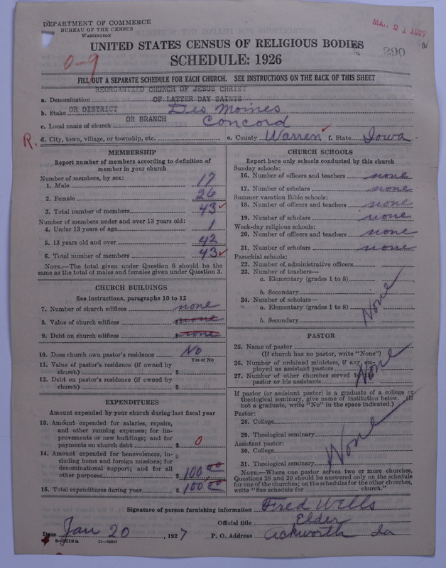 Scan of Reorganized Church of Jesus Christ of Latter Day Saints: 290