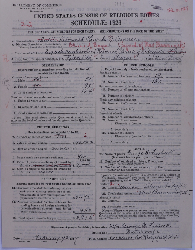 Scan of Reformed Church in America: 311