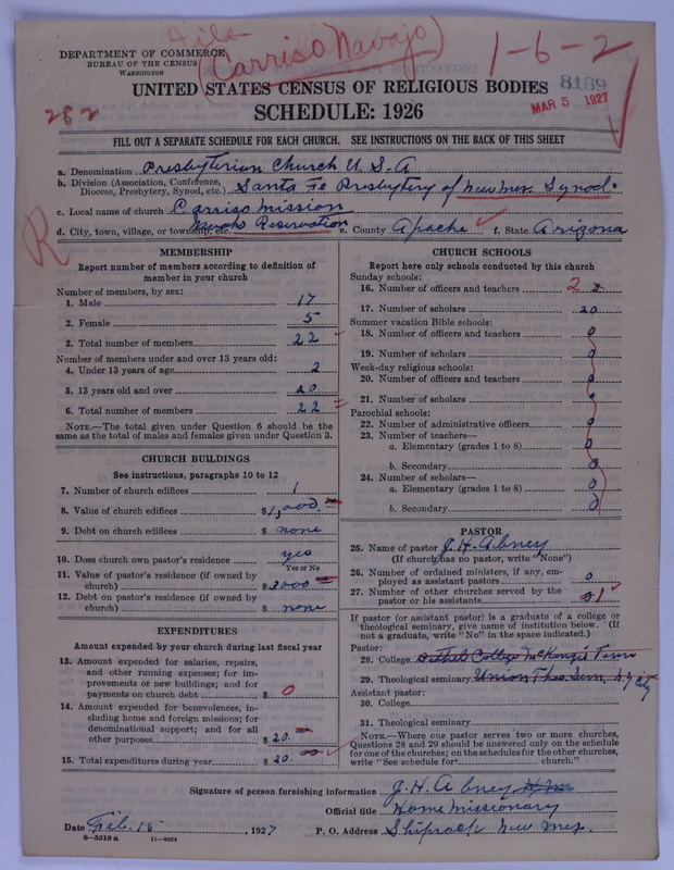 Scan of Presbyterian Church in the United States of America: 8189