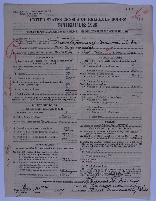 Scan of Universalist Church: 314