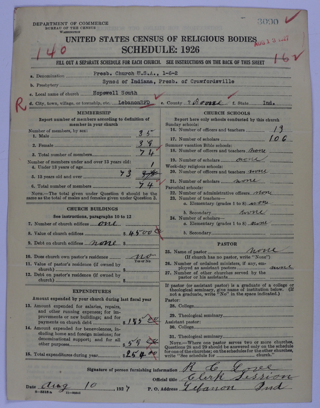 Scan of Presbyterian Church in the United States of America: 3090