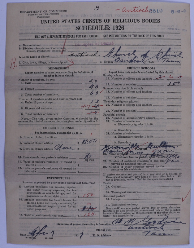 Scan of Disciples of Christ: 5610