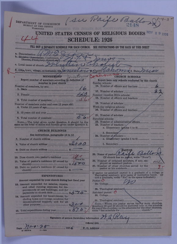 Scan of African Methodist Episcopal Zion Church: 2148