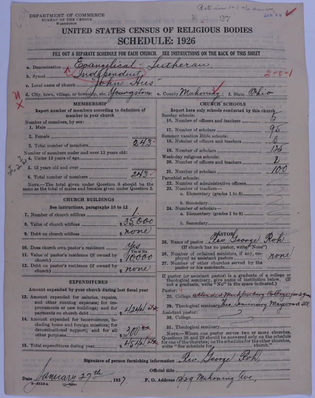 Scan of Independent Lutheran Congregations: 27