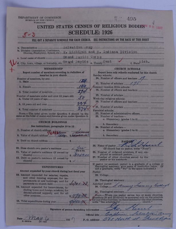 Scan of Salvation Army: 495