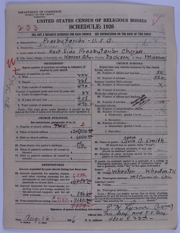 Scan of Presbyterian Church in the United States of America: 5192