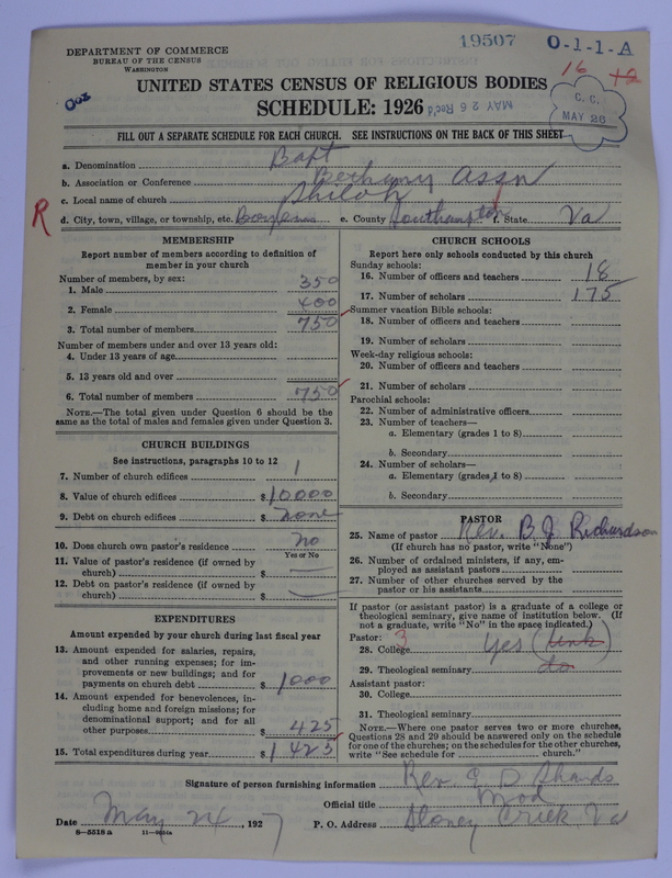 Scan of Negro Baptists: 19507