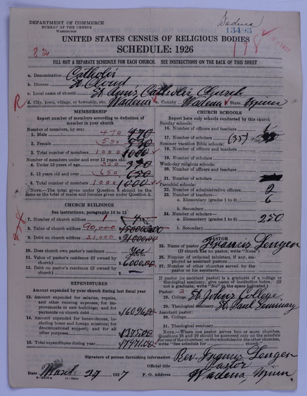 Scan of Roman Catholic Church: 13493