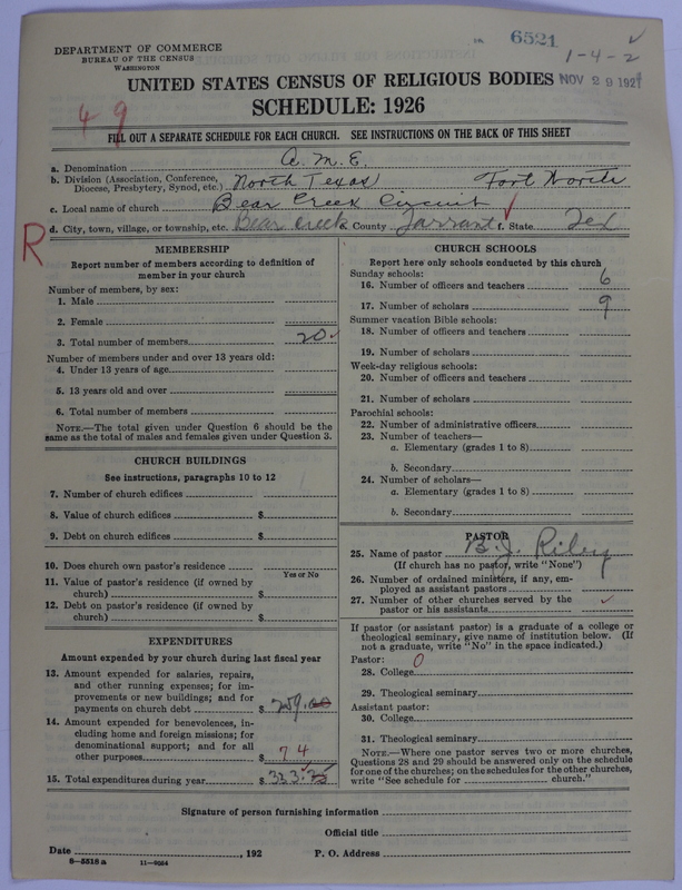 Scan of African Methodist Episcopal Church: 6521