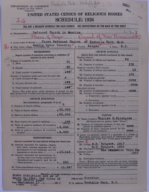 Scan of Reformed Church in America: 316