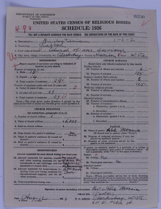Scan of Presbyterian Church in the United States of America: 6350