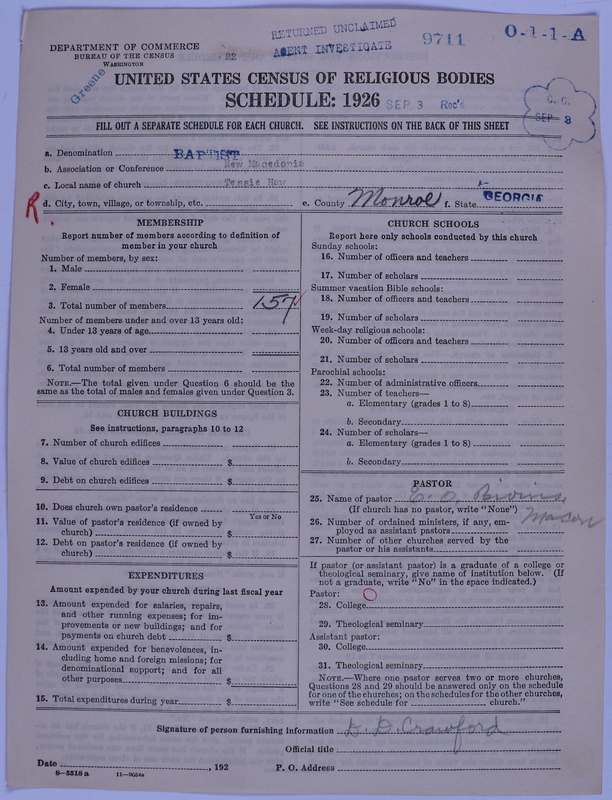 Scan of Negro Baptists: 9711