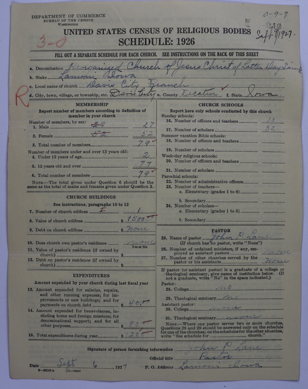 Scan of Reorganized Church of Jesus Christ of Latter Day Saints: 240