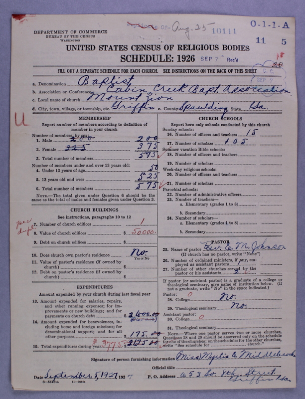 Scan of Negro Baptists: 10111