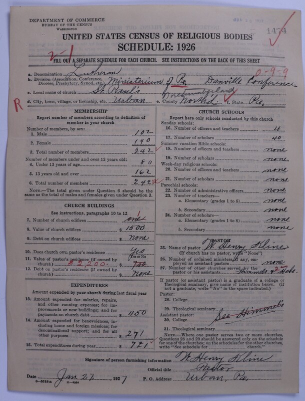 Scan of United Lutheran Church in America: 1474