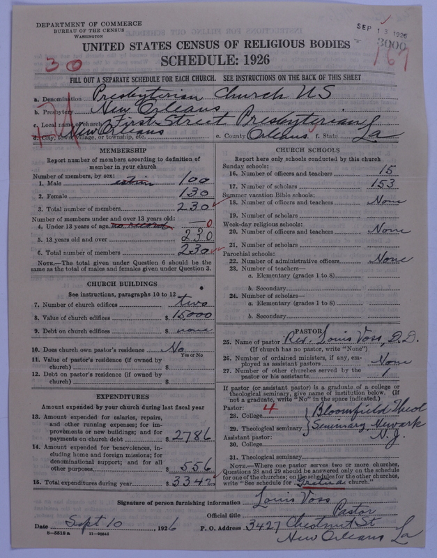 Scan of Presbyterian Church in the United States: 3000