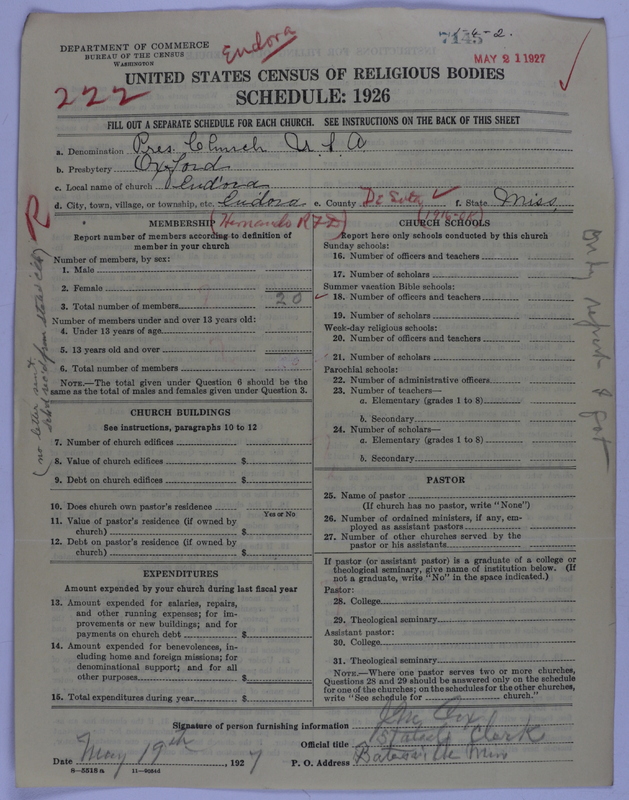 Scan of Presbyterian Church in the United States of America: 7145