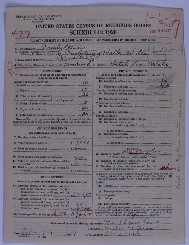 Scan of Presbyterian Church in the United States of America: 7933