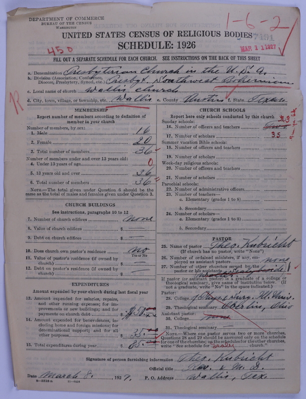 Scan of Presbyterian Church in the United States: 7491