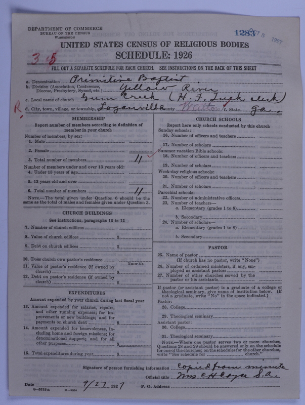 Scan of Primitive Baptists: 1283
