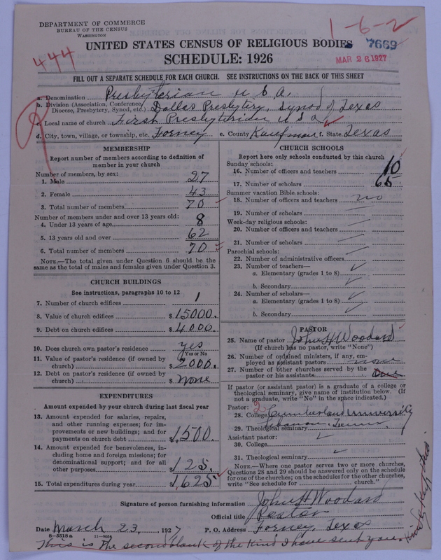Scan of Presbyterian Church in the United States of America: 7669