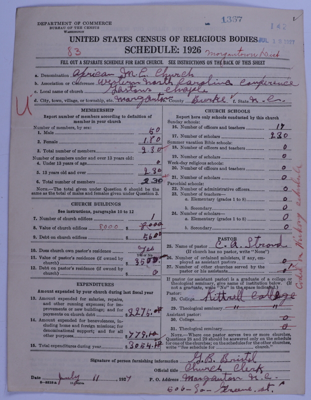 Scan of African Methodist Episcopal Church: 1367