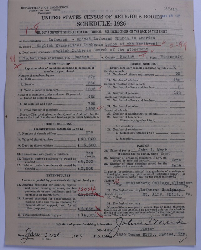 Scan of United Lutheran Church in America: 2505
